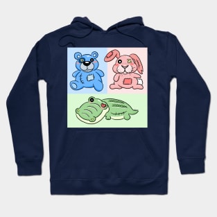 Animal plushies Hoodie